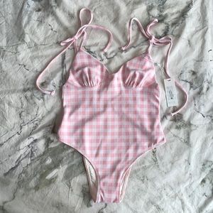 NWT Frankie’s Bikinis Otis One Piece Swimsuit Size S